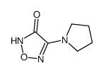 1,2,5-Oxadiazol-3(2H)-one,4-(1-pyrrolidinyl)-(9CI)结构式