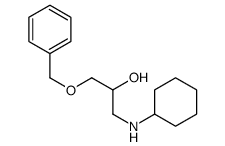 1-(cyclohexylamino)-3-phenylmethoxypropan-2-ol Structure