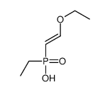 2-ethoxyethenyl(ethyl)phosphinic acid结构式