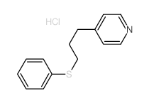 4-(3-(Phenylthio)propyl)pyridine hydrochloride structure