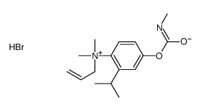 dimethyl-[4-(methylcarbamoyloxy)-2-propan-2-ylphenyl]-prop-2-enylazanium,bromide结构式