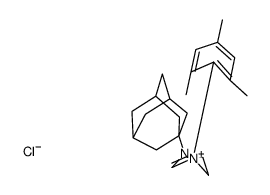 1-(1-ADAMANTYL)-3-(2,4,6-TRIMETHYLPHENYL)-4,5-DIHYDROIMIDAZOLIUM CHLORIDE Structure