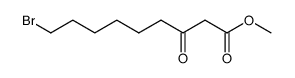 methyl 9-bromo-3-oxononanoate结构式