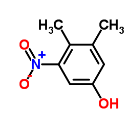 3,4-Dimethyl-5-nitrophenol Structure