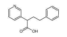 4-phenyl-2-(pyridin-3-yl)butyric acid Structure