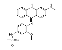 N-[4-[3-(Methylamino)-9-acridinylamino]-3-methoxyphenyl]methanesulfonamide picture