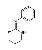 N-(4,5-dihydro-3-methyl-1,3-thiazine-2-ylidene)aniline Structure