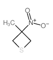 3-Methyl-3-nitrothietane Structure