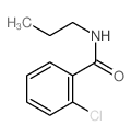 2-chloro-N-propyl-benzamide结构式