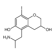 5-(2-aminopropyl)-8-iodo-3,4-dihydro-2H-chromene-3,6-diol Structure