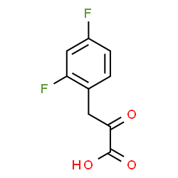 Benzenepropanoic acid, 2,4-difluoro--alpha--oxo- (9CI)结构式