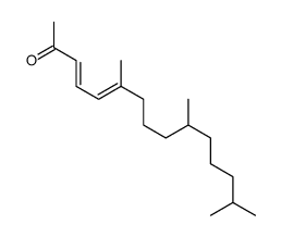 6,10,14-trimethylpentadeca-3,5-dien-2-one Structure