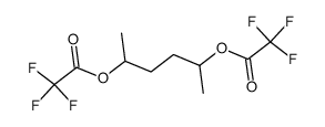 2,5-bis-trifluoroacetoxy-hexane Structure