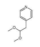 4-(2,2-dimethoxy-ethyl)-pyridine Structure