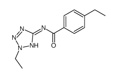 Benzamide, 4-ethyl-N-(2-ethyl-2H-tetrazol-5-yl)- (9CI) structure