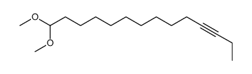 14,14-Dimethoxy-3-tetradecyne结构式