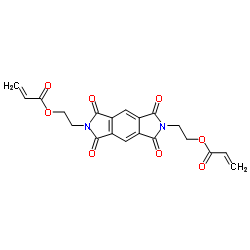 (1,3,5,7-Tetraoxo-5,7-dihydropyrrolo[3,4-f]isoindole-2,6(1H,3H)-diyl)di-2,1-ethanediyl bisacrylate Structure