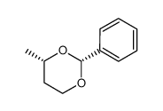 (2SR,4RS)-4-methyl-2-phenyl-1,3-dioxane Structure