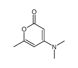 4-(dimethylamino)-6-methylpyran-2-one Structure