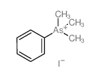trimethyl(phenyl)arsanium,iodide结构式