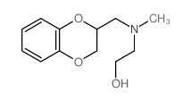 2-[2,3-dihydro-1,4-benzodioxin-3-ylmethyl(methyl)amino]ethanol结构式