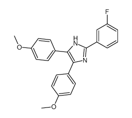 2-(3-fluorophenyl)-4,5-bis(4-methoxyphenyl)-1H-imidazole Structure