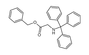 N-trityl-glycine benzyl ester Structure