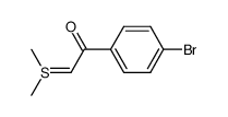 1-(4-bromophenyl)-2-(dimethyl-λ4-sulfanylidene)ethanone Structure