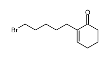 2-(5-Bromopentyl)-2-cyclohexen-1-one Structure