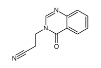 3-(4-氧代喹唑啉)丙腈结构式