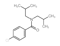 4-chloro-N,N-bis(2-methylpropyl)benzamide结构式