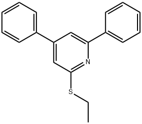 2-(Ethylthio)-4,6-diphenylpyridine结构式