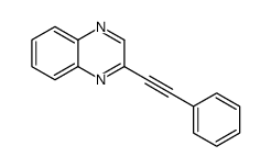 2-(2-phenylethynyl)quinoxaline Structure