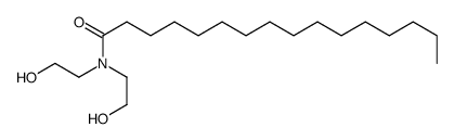 N,N-bis(2-hydroxyethyl)hexadecan-1-amide structure