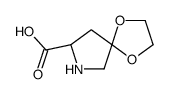 1,4-Dioxa-7-azaspiro[4.4]nonane-8-carboxylicacid,(S)-(9CI) Structure