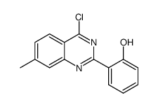 2-(4-chloro-7-methylquinazolin-2-yl)phenol Structure