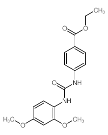 Benzoicacid, 4-[[[(2,4-dimethoxyphenyl)amino]carbonyl]amino]-, ethyl ester picture