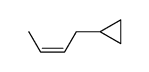 cis-(2-butenyl)cyclopropane Structure