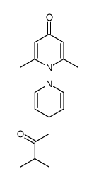 2,6-dimethyl-4'-(3-methyl-2-oxobutyl)-4H,4'H-[1,1'-bipyridin]-4-one Structure