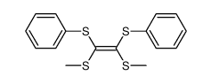 (Z)-1,2-bis(methylthio)-1,2-bis(phenylthio)ethene结构式