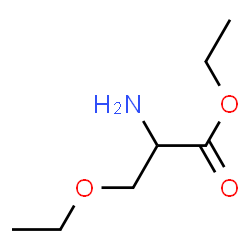 Serine, O-ethyl-, ethyl ester (9CI) structure