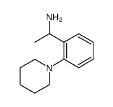 1-(2-piperidino-phenyl)-ethylamine Structure