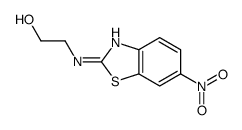 2-[(6-nitro-1,3-benzothiazol-2-yl)amino]ethanol Structure