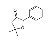 5,5-dimethyl-2-phenyl-4,5-dihydro-3(2H)-furanone Structure