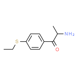 1-Propanone,2-amino-1-[4-(ethylthio)phenyl]- Structure