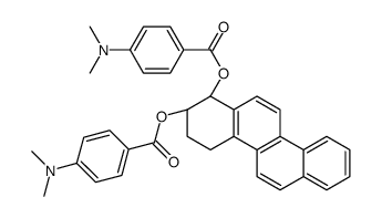 [(1S,2S)-1-[4-(dimethylamino)benzoyl]oxy-1,2,3,4-tetrahydrochrysen-2-yl] 4-(dimethylamino)benzoate结构式