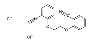 2-[2-(2-diazoniophenoxy)ethoxy]benzenediazonium,dichloride Structure