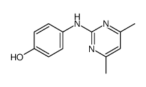 4-[(4,6-Dimethyl-2-pyrimidinyl)amino]phenol picture