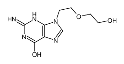 2-amino-9-[2-(2-hydroxyethoxy)ethyl]-3H-purin-6-one Structure