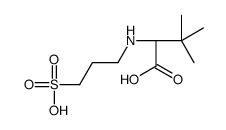 (2S)-3,3-dimethyl-2-(3-sulfopropylamino)butanoic acid结构式